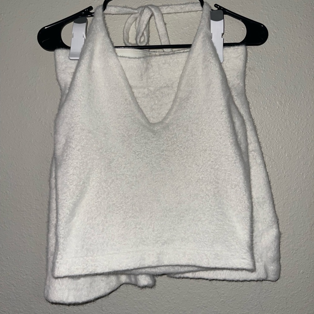 Gymshark x Whitney Simmons Eyelash Knit Halter Fuzzy Set Size Medium